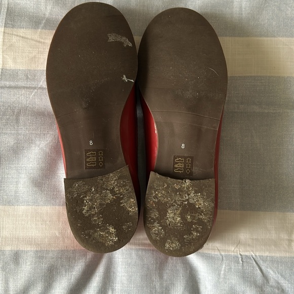 Marc Joseph Red Flats Patent Leather Loafers - Picture 4 of 4